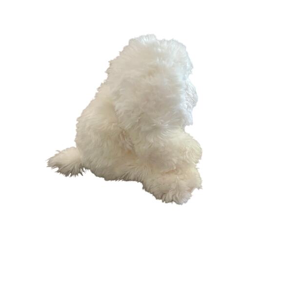 RUSS Berrie Stuffed Animal MUFFIN Dog Maltese Bichon Frise White Plush Soft - Picture 5 of 7